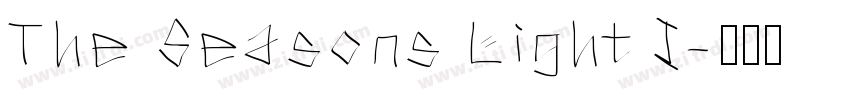 The Seasons Light I字体转换